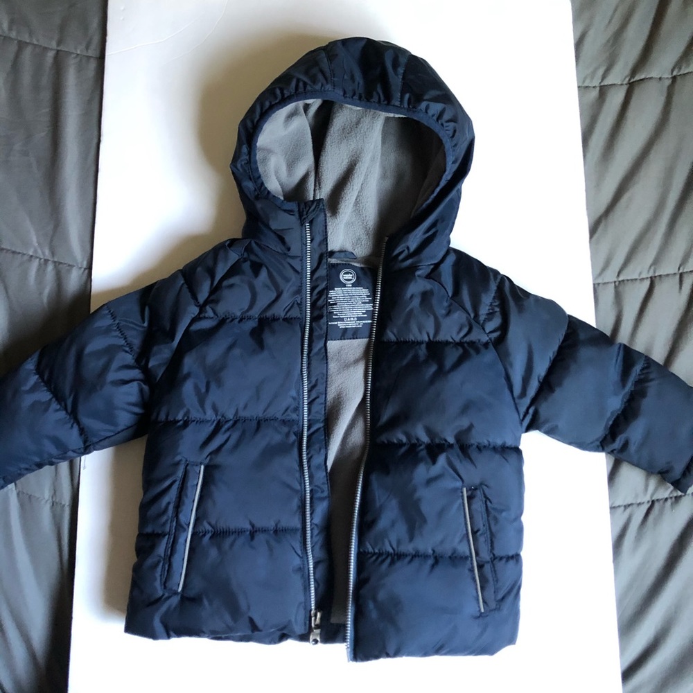 Dark Blue Puffer Jacket Wonder Nation